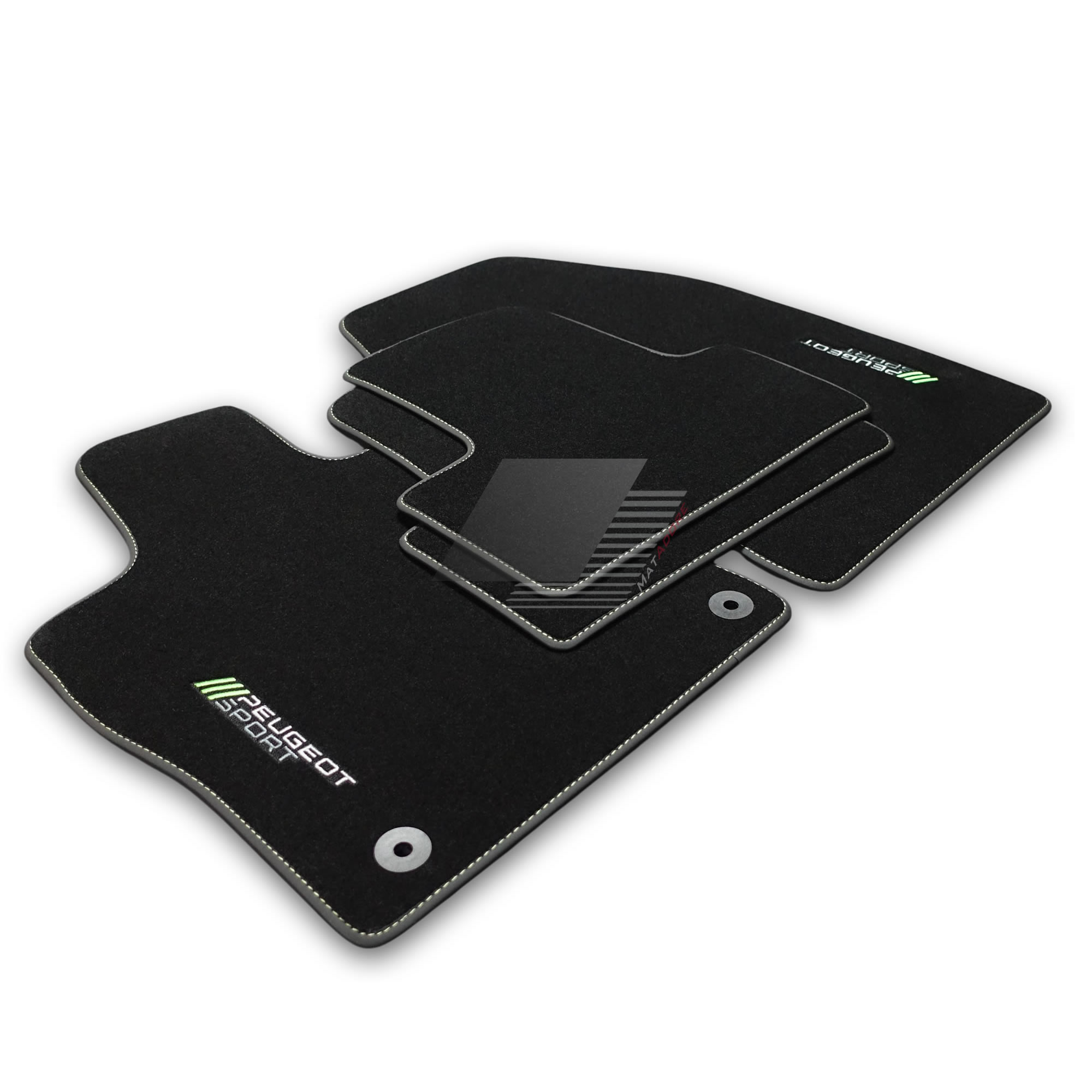 Peugeot 2008 Velour Car Mats 2020 Onwards #Peugeot SPORT 2